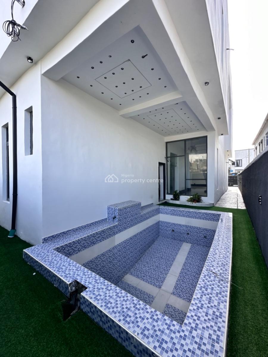 Contemporary Designed 5bed with a Swimming Pool, Sangotedo Axis, Lekki Phase 2, Lekki, Lagos, Detached Duplex for Sale