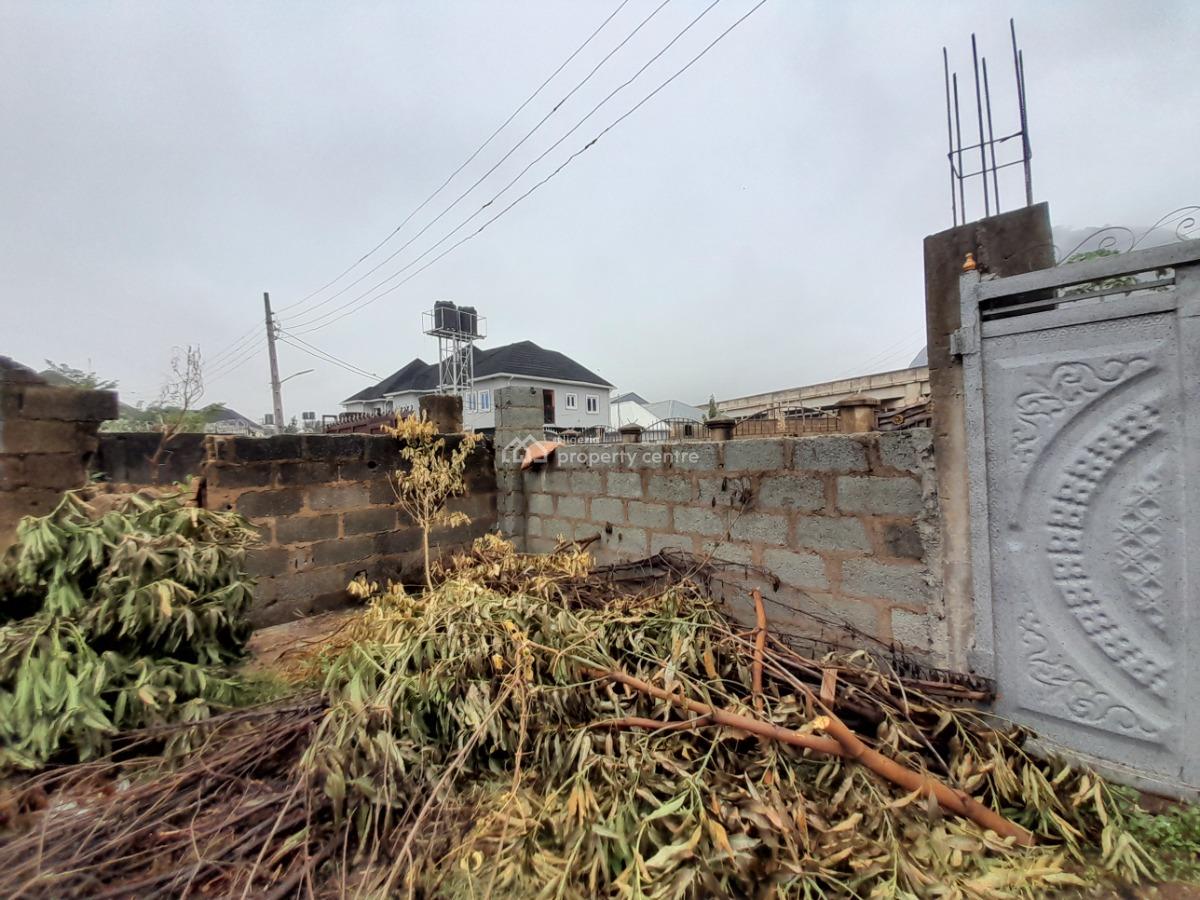 750sqm Fenced and Gated Plot with Gatehouse and Borehole Installed, Arab Road, Kubwa, Abuja, Residential Land for Sale