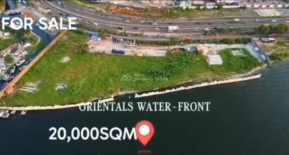 Waterfront Land20,000sqm Strategically Located at Maroko, Along The Le, Lekki Phase 1, Lekki, Lagos, Mixed-use Land for Sale