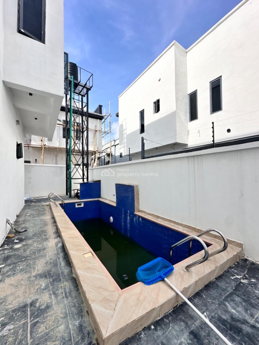 Contemporary Designed 4bedroom Duplex with Swimming Pool, Sangotedo Axis By Lbs, Lekki, Lagos, Detached Duplex for Sale