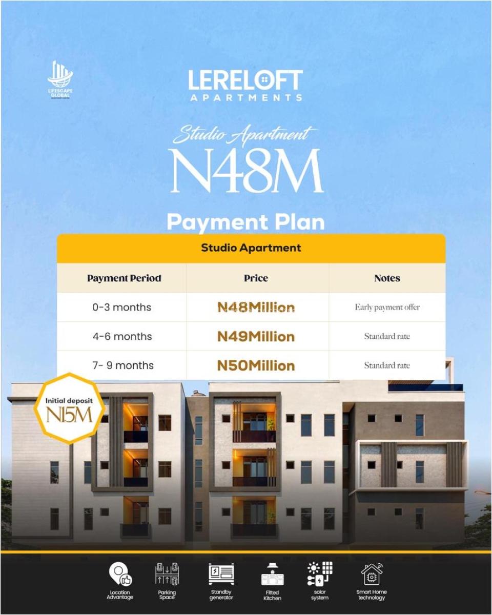 Own a Premium Luxury 2 Bedroom Apartment with Standard Amenities, a Selling Out Apartment Perfect for Shortlet/airbnb, Aguda, Surulere, Lagos, Block of Flats for Sale