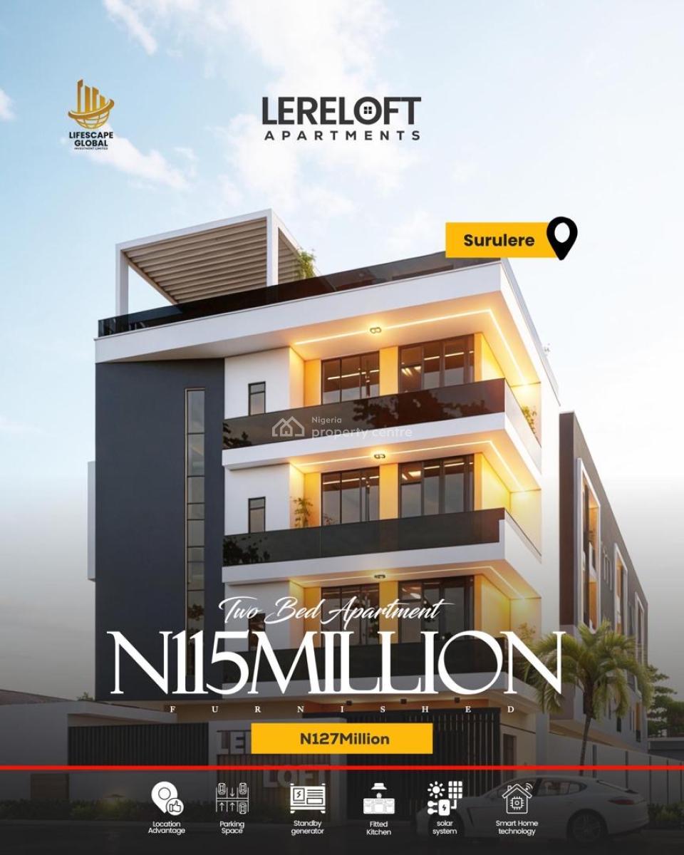 Own a Premium Luxury 2 Bedroom Apartment with Standard Amenities, a Selling Out Apartment Perfect for Shortlet/airbnb, Aguda, Surulere, Lagos, Block of Flats for Sale