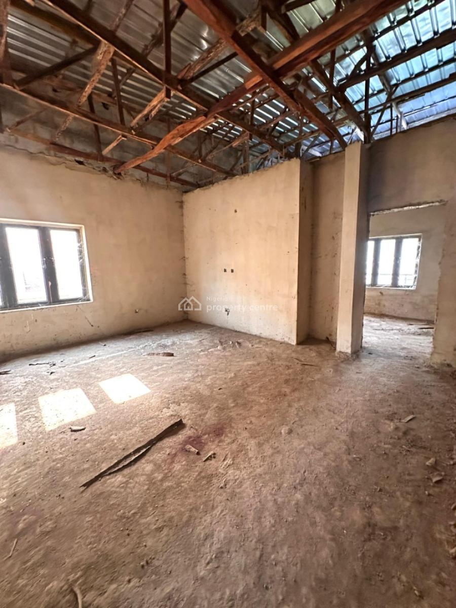 Newly Semi-finished Semi-detached 4 Bedroom Duplex with Bq, Life Camp, Abuja, Semi-detached Duplex for Sale