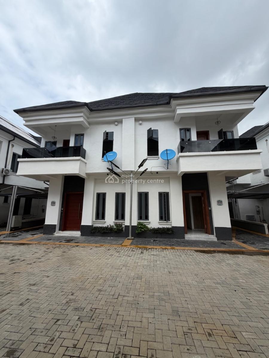 Newly Built 4bedroom Semi Detached House with Bq, Orchid, Lekki, Lagos, Semi-detached Duplex for Sale
