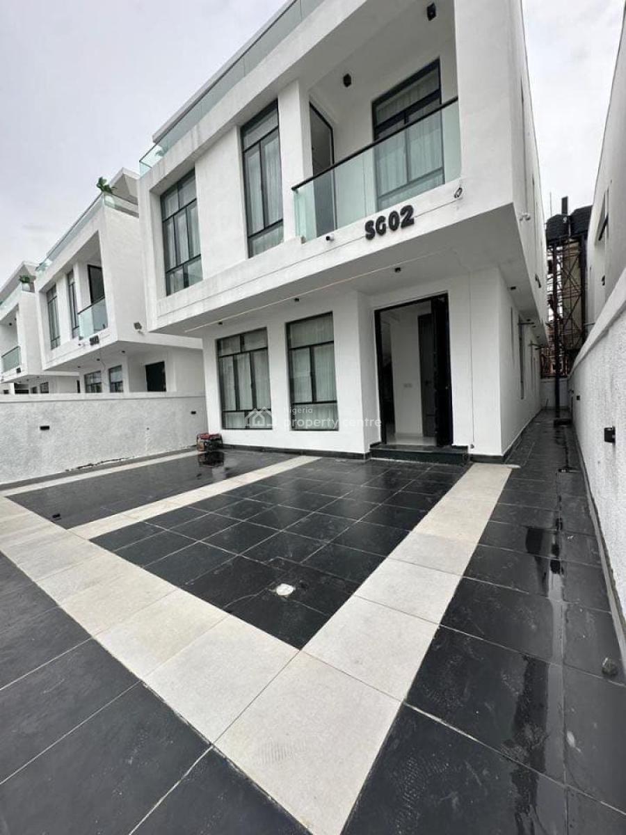 Contemporary 5 Bedroom Detached Duplex with Bq, Chevron, Lekki, Lagos, Detached Duplex for Rent
