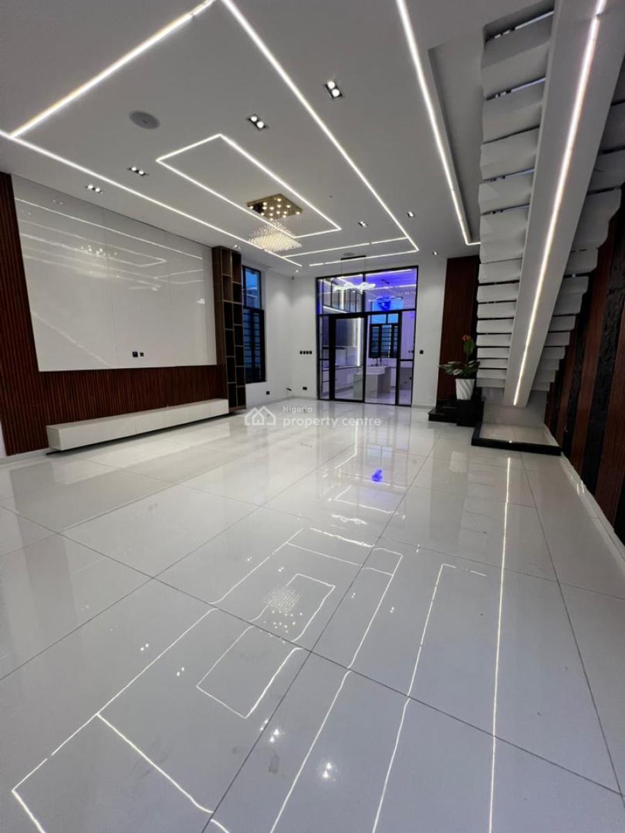 Contemporary 5 Bedroom Detached Duplex with Pool, Cinema, Gym & Bq, Chevron, Lekki, Lagos, Detached Duplex for Sale