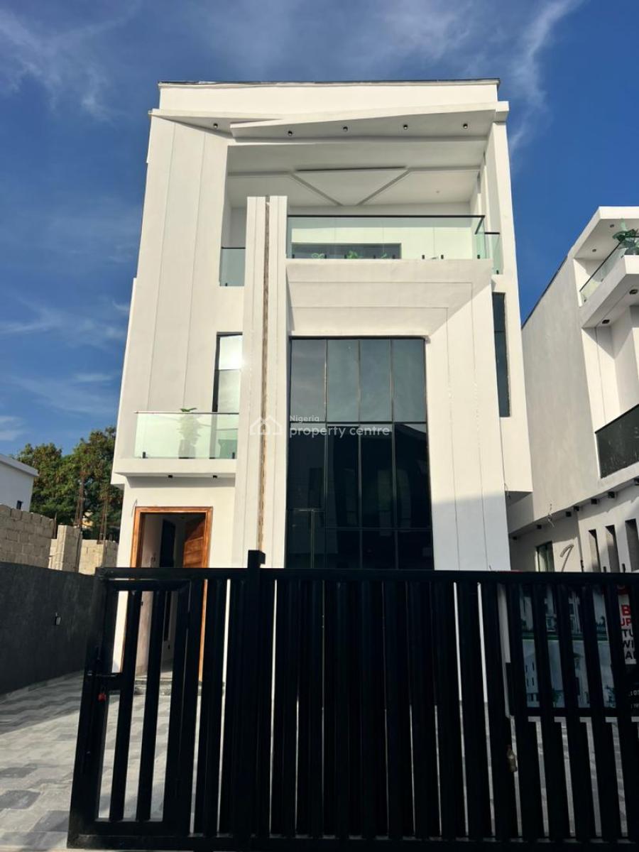 Luxury 6 Bedroom Duplex + Bq, Pool, Cinema, Gym, & Rooftop, Chevron, Lekki, Lagos, Detached Duplex for Sale