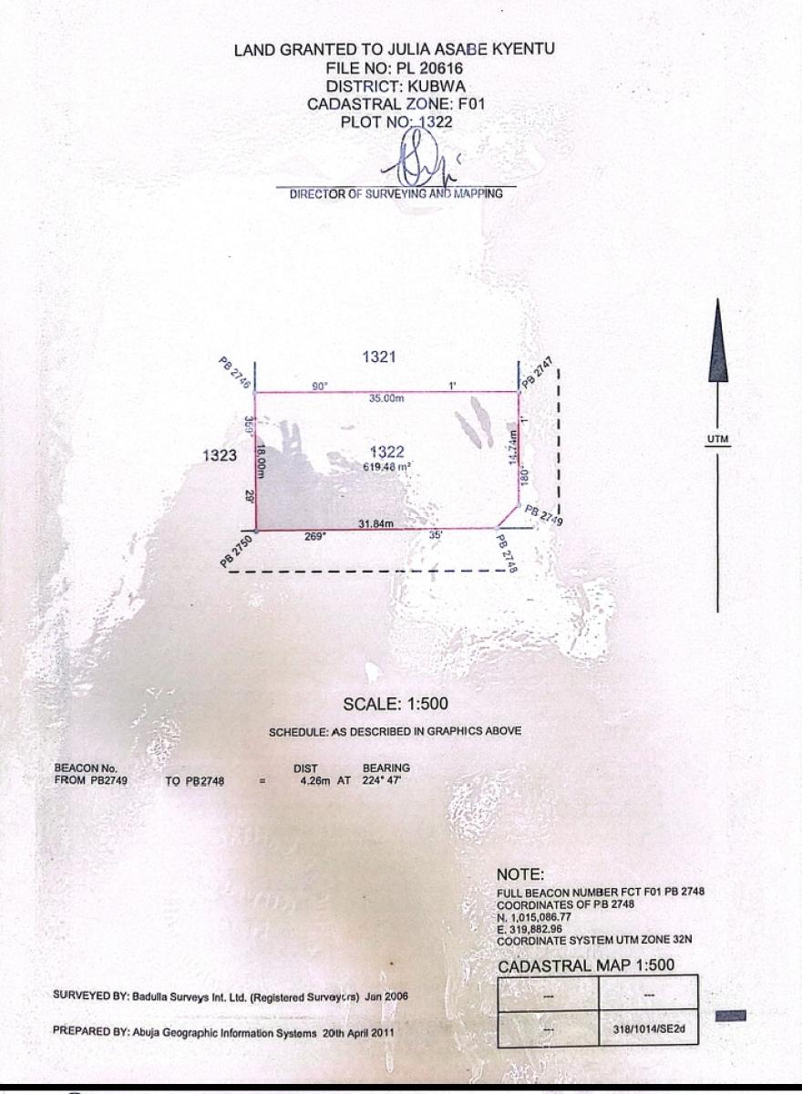 Residential Land. Destress, Behind Military Pension Board, Kubwa Abuja, Kubwa, Abuja, Residential Land for Sale