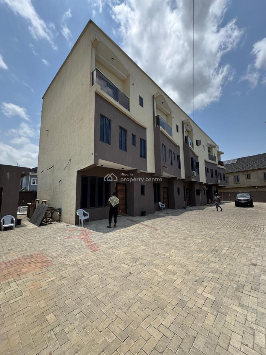Elegant Newly Built 4 Bedroom Terrace Duplex Plus Bq, Gbagada, Lagos, Terraced Duplex for Sale