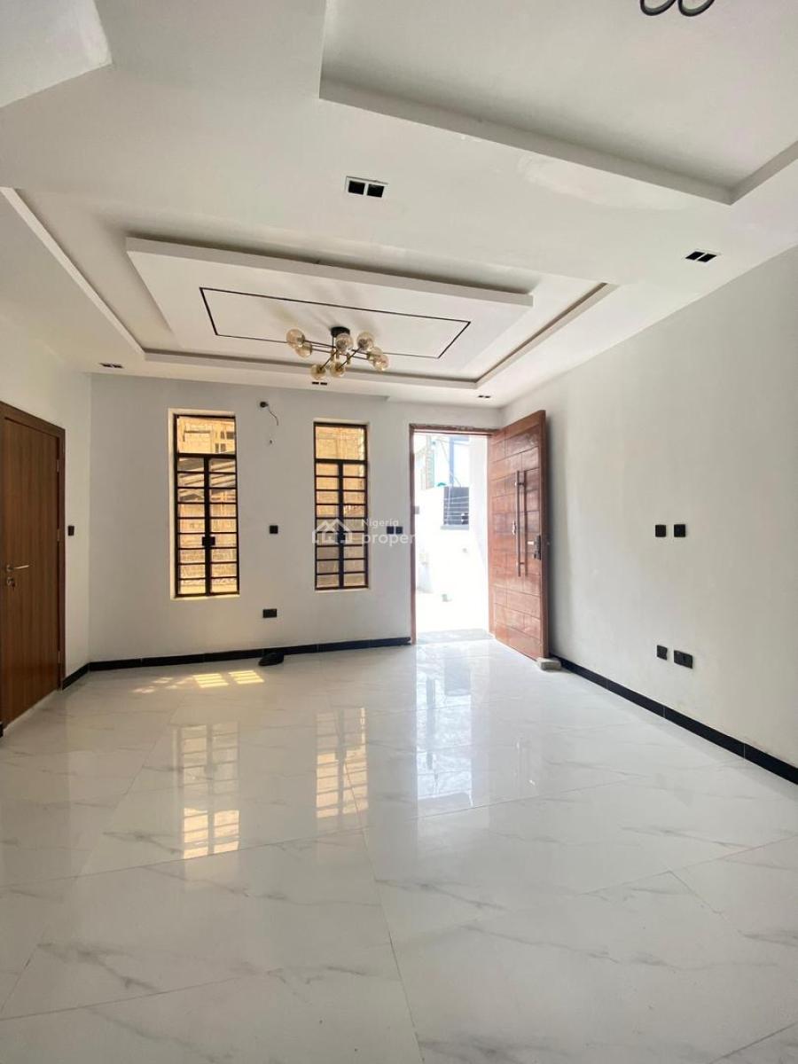 Well-built 4-bedroom Semi-detached Duplex on a Self-compound, Sangotedo, Lekki, Lagos, Semi-detached Duplex for Sale