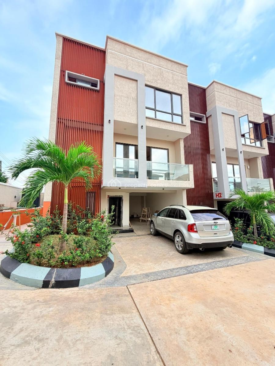 Newly Built 4 Bedroom Terraced Duplex with a Room Bq, Omole Phase 1, Omole Phase 1, Ikeja, Lagos, Terraced Duplex for Sale