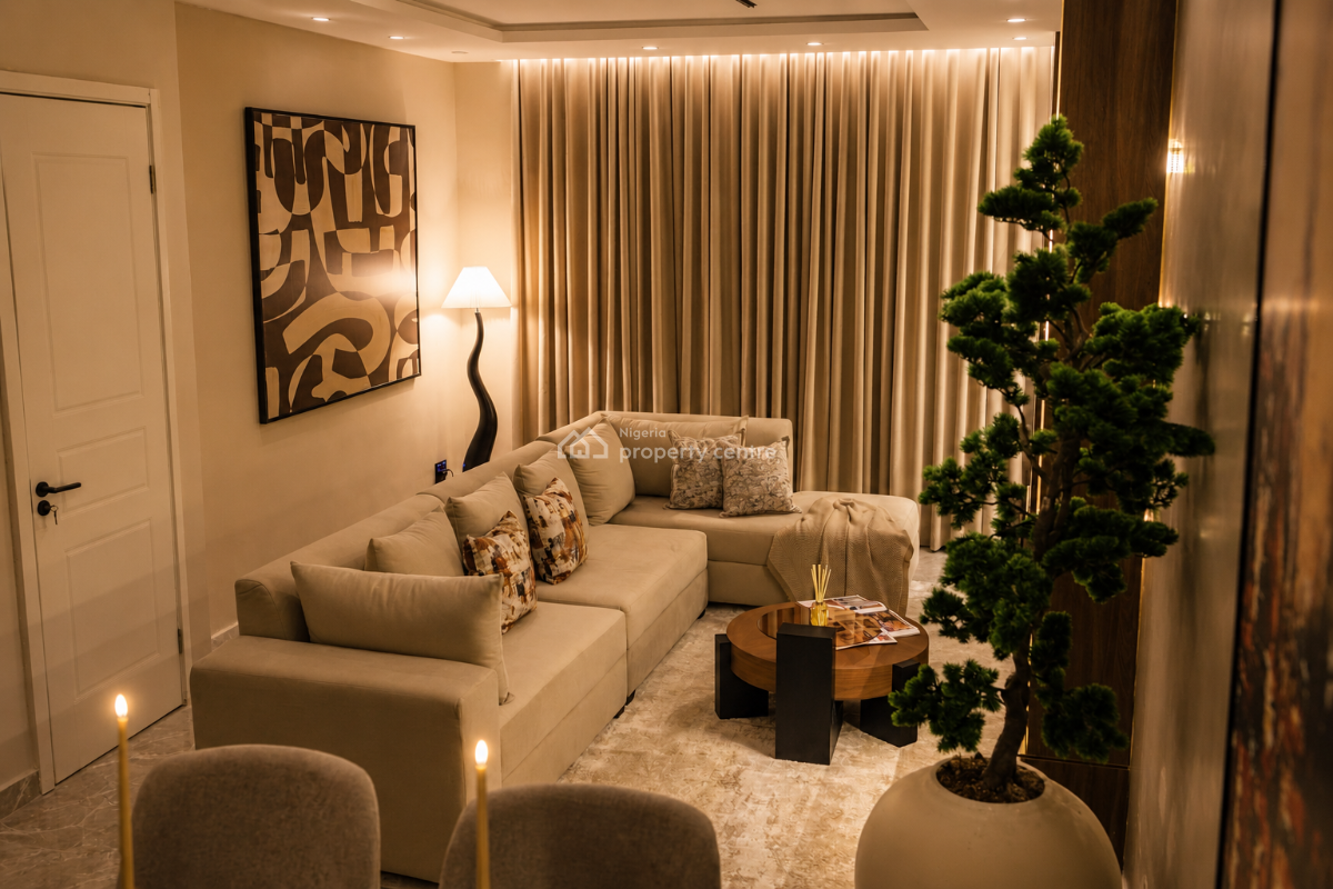 Fully Furnished 3 Bedroom Apartment, Osborne Foreshore 2, Osborne, Ikoyi, Lagos, Flat / Apartment for Rent
