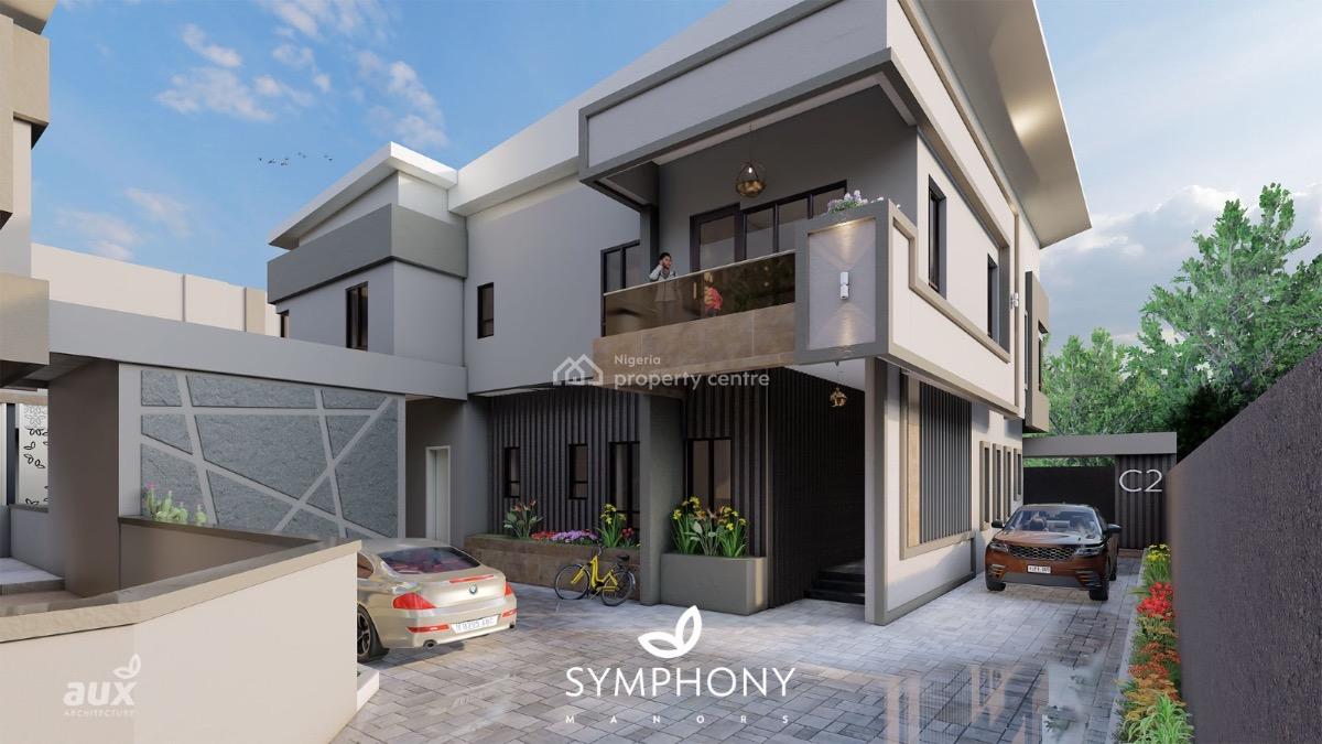 90% Complete 5 Bedroom Detached Duplex with 2 Bqs on 800sqm, Royal Garden Estate, Ajah, Lagos, Detached Duplex for Sale