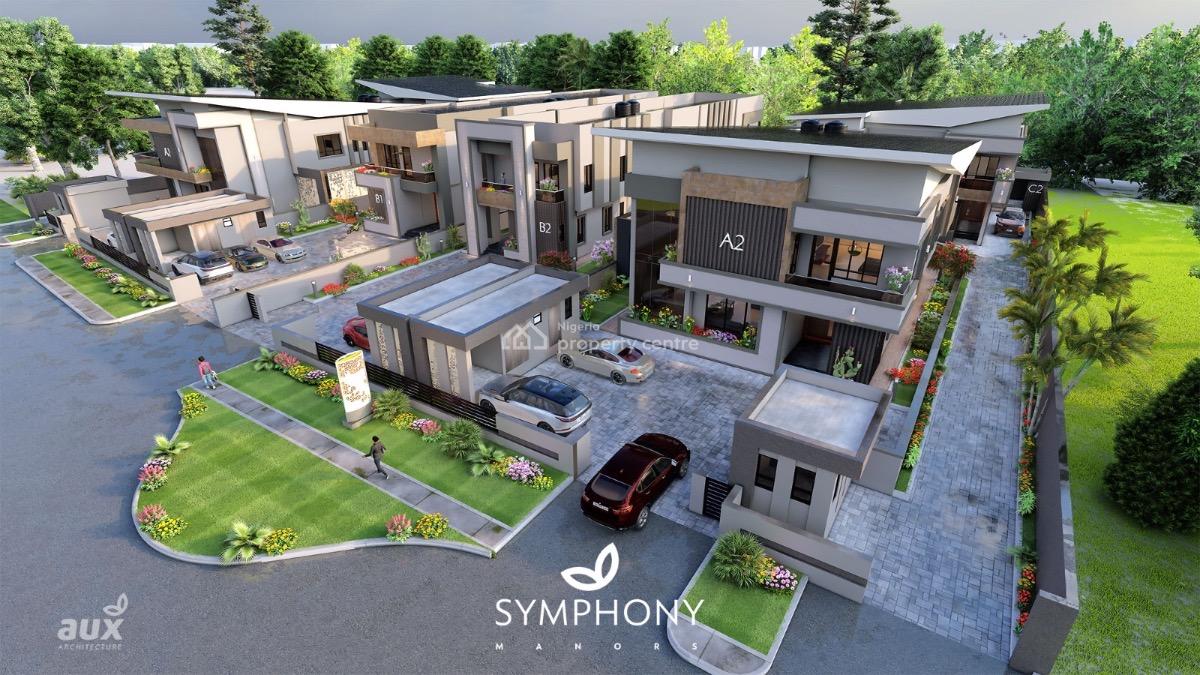 90% Complete 5 Bedroom Detached Duplex with 2 Bqs on 800sqm, Royal Garden Estate, Ajah, Lagos, Detached Duplex for Sale