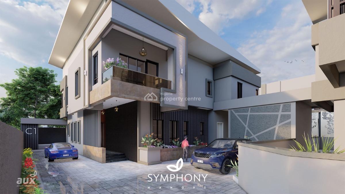 90% Complete 5 Bedroom Detached Duplex with 2 Bqs on 800sqm, Royal Garden Estate, Ajah, Lagos, Detached Duplex for Sale