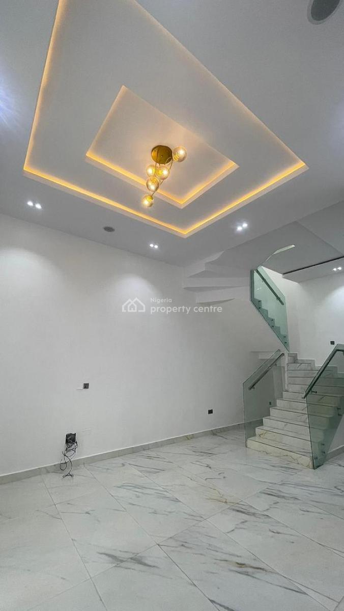 Spacious 4-bedroom Fully Detached Duplex with Bq in Agungi / Idado, Agungi, Idado, Lekki, Lagos, Detached Duplex for Rent