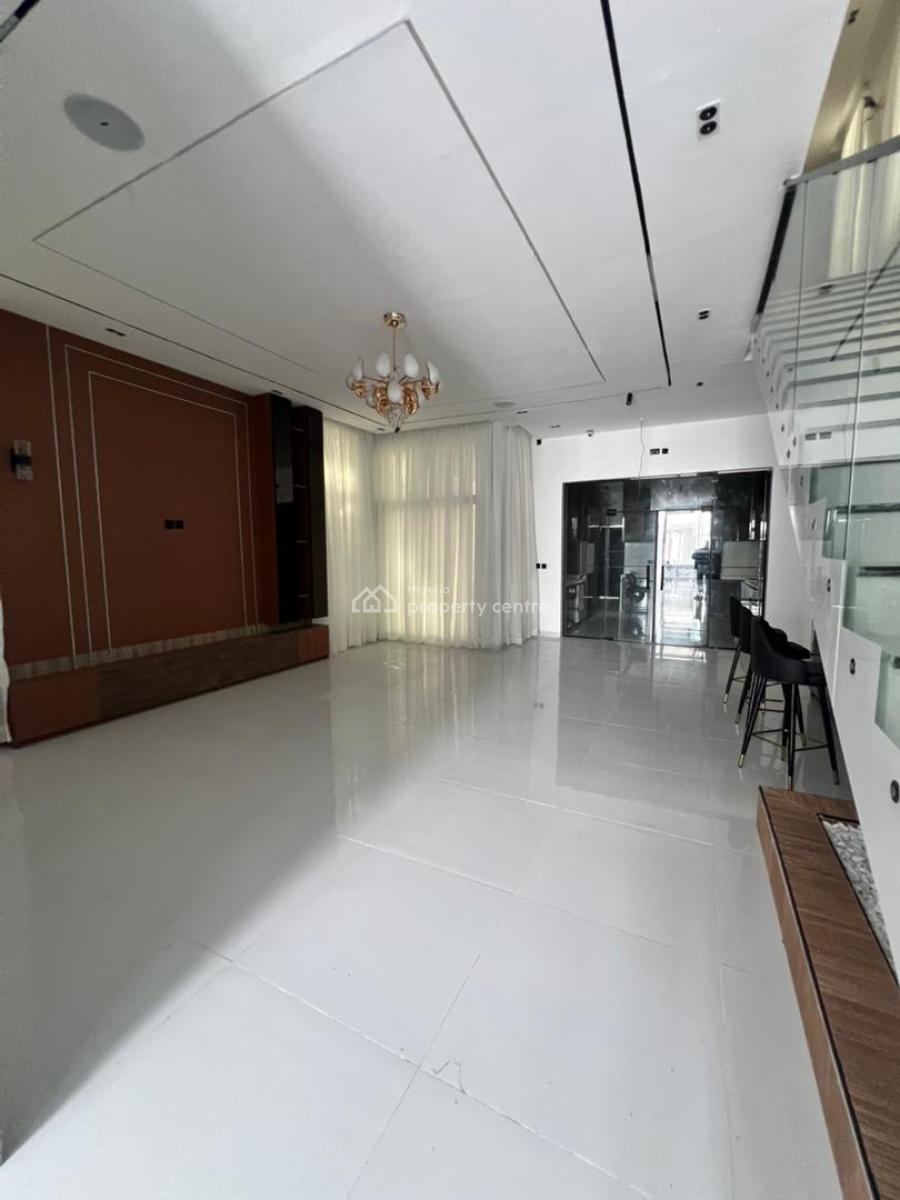 Spacious 5 Bedroom Detached with Pool, Home Automation & Bq in a Secur, Chevron, Lekki, Lagos, Detached Duplex for Sale