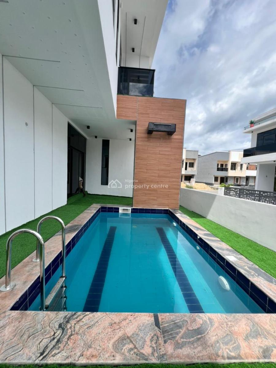 Elegant 5 Bedroom Detached with Pool, Home Automation & Bq, Chevron, Lekki, Lagos, Detached Duplex for Sale