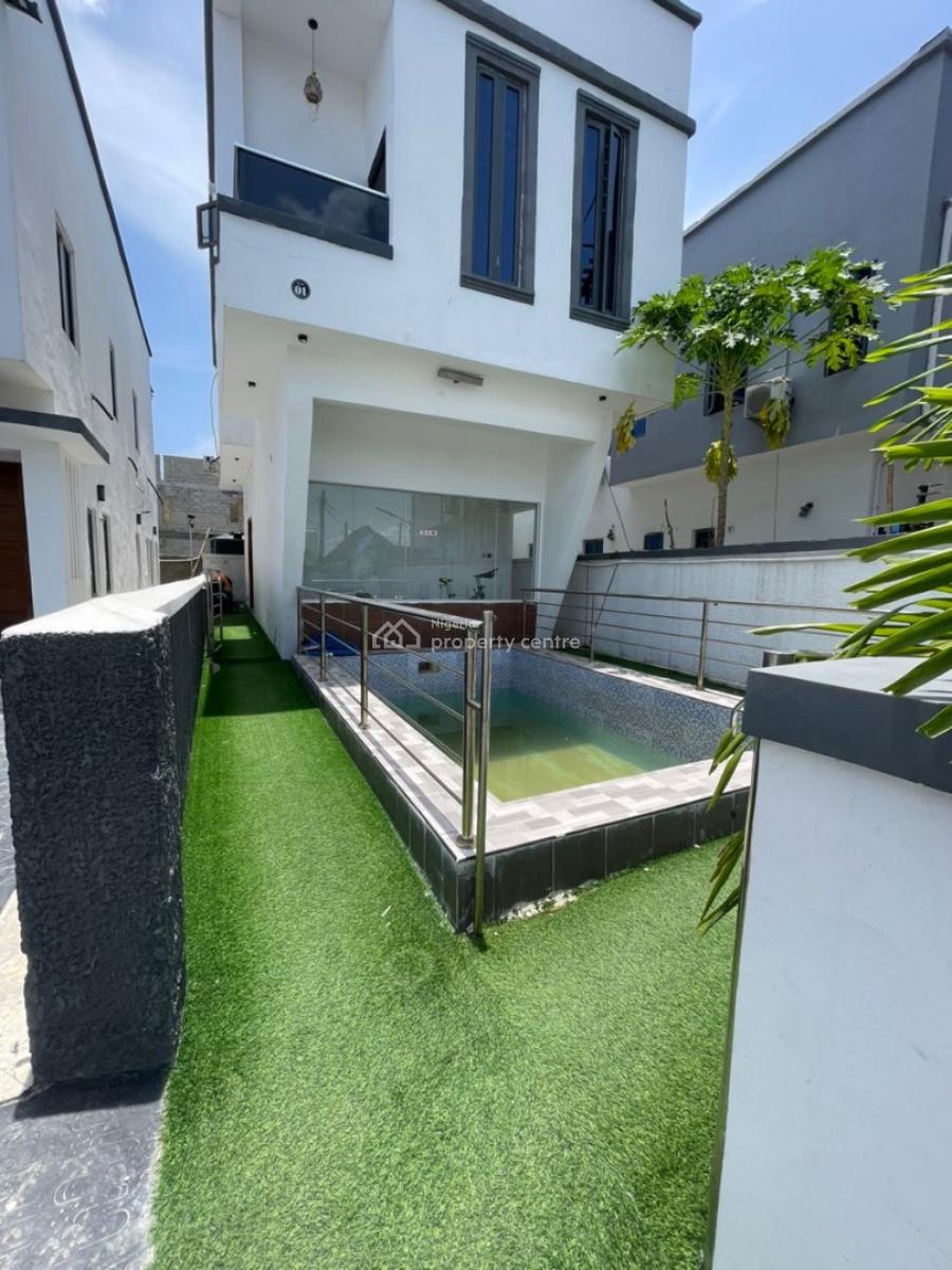 Fully Serviced 4 Bedroom Terrace Duplex with Swimming Pool, Abraham Adesanya, Ajah, Ajah, Lagos, Terraced Duplex for Sale