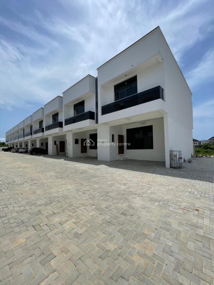 Affordable 4 Bedroom Terrace Duplex with Swimming Pool, Ajah, Lagos, Terraced Duplex for Sale