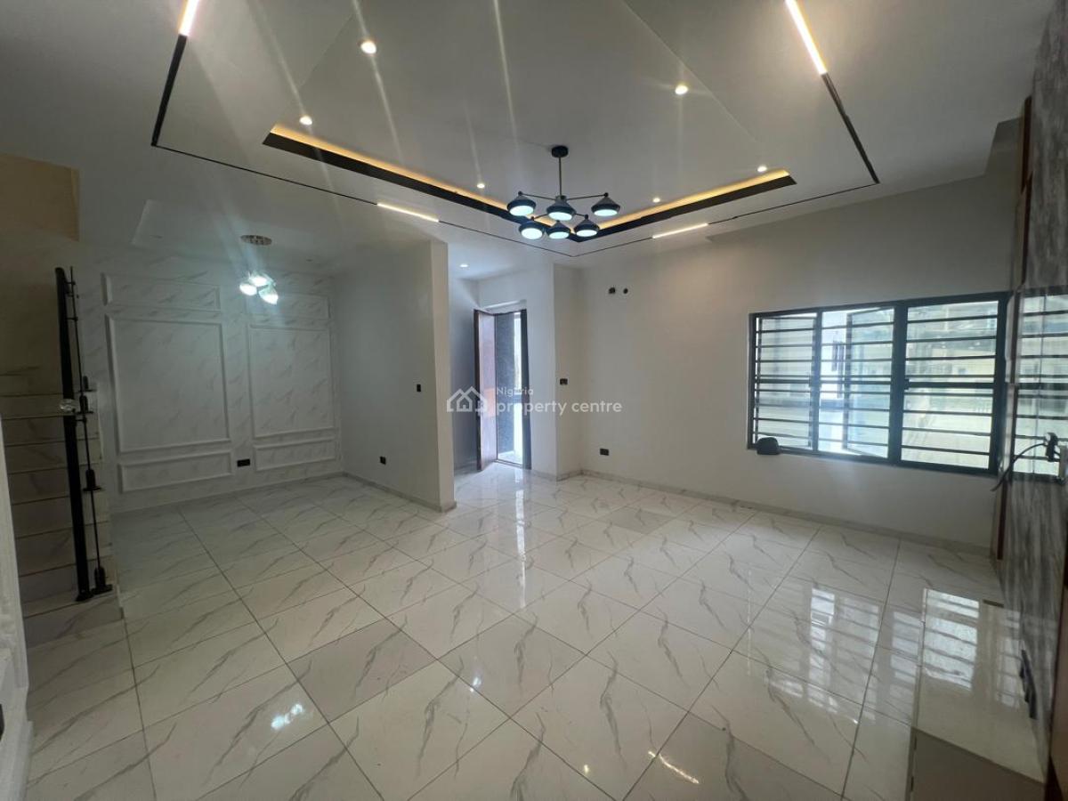 Self Compound 4 Bedroom Semi-detached Duplex, Chevron, Lekki, Lagos, Semi-detached Duplex for Sale