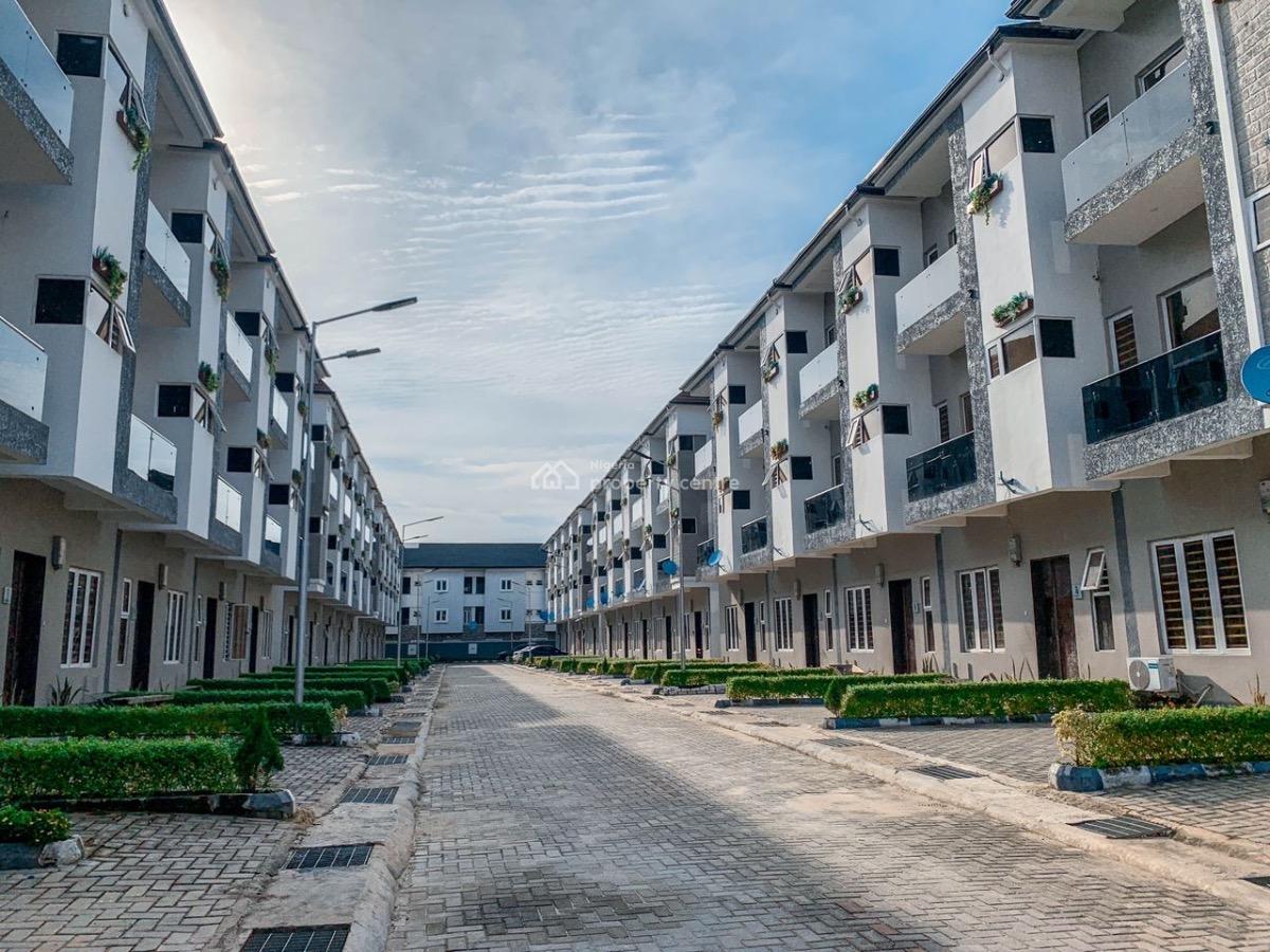 Luxury 4 Bedrooms Terrace Duplex, Chisco Bus Stop By Stillwater Garden Estate, Ikate, Lekki, Lagos, Terraced Duplex for Sale