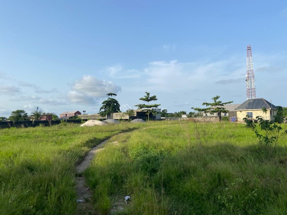 Three Acres Close to The Express. Fenced Round. Title: Cofo, By Alahun Tipper Garage After Bogije, 20 Minutes From Ajah R/about, Shapati, Ibeju Lekki, Lagos, Land for Sale