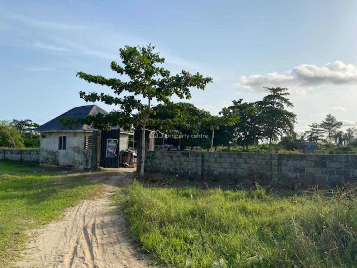 Three Acres Close to The Express. Fenced Round. Title: Cofo, By Alahun Tipper Garage After Bogije, 20 Minutes From Ajah R/about, Shapati, Ibeju Lekki, Lagos, Land for Sale