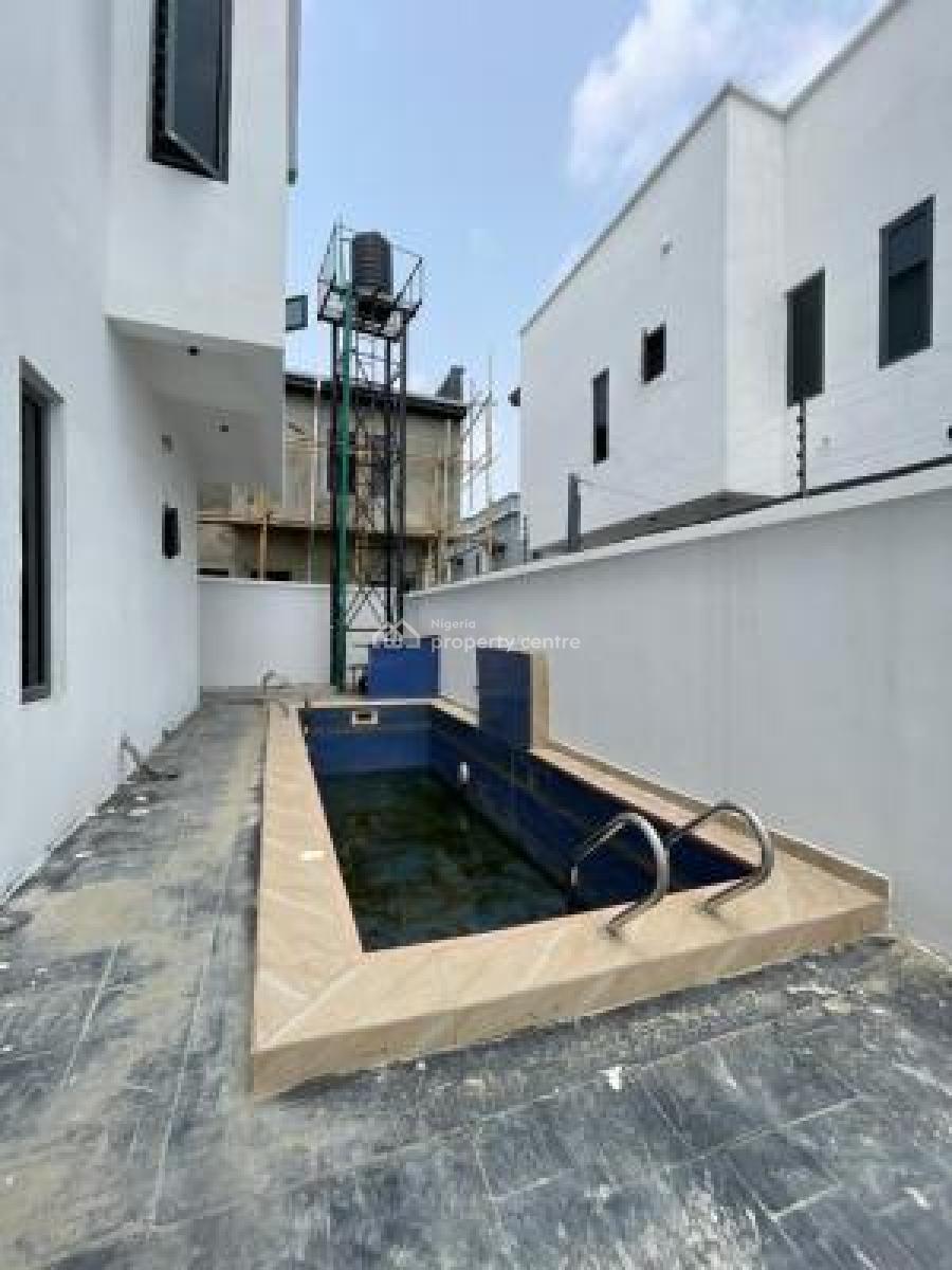 Topnotch Finished Spacious 4 Bedroom Detached Home with Bq & Pool, Ajah, Lagos, Detached Duplex for Sale
