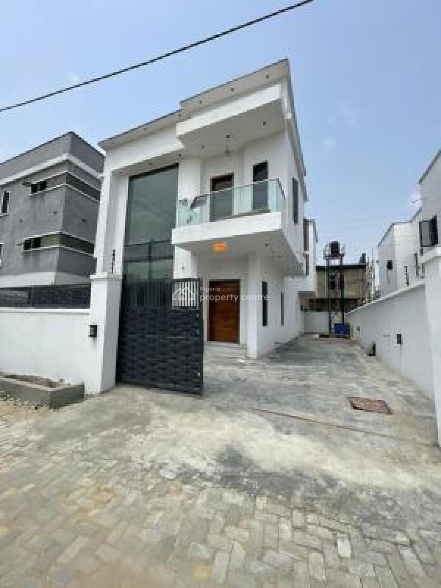 Topnotch Finished Spacious 4 Bedroom Detached Home with Bq & Pool, Ajah, Lagos, Detached Duplex for Sale