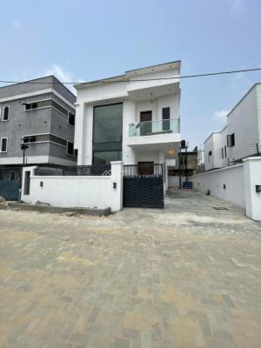 Topnotch Finished Spacious 4 Bedroom Detached Home with Bq & Pool, Ajah, Lagos, Detached Duplex for Sale