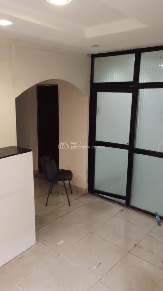 Sweet 2 Bedroom Flat Perfect for Office on Rear Ground Floor, Anifowoshe, Ikeja, Lagos, Commercial Property for Rent
