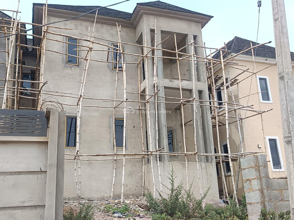 Solidly Built 4-bedroom Terraced Duplex (advanced Carcass), Maitama 2, Maitama District, Abuja, Terraced Duplex for Sale