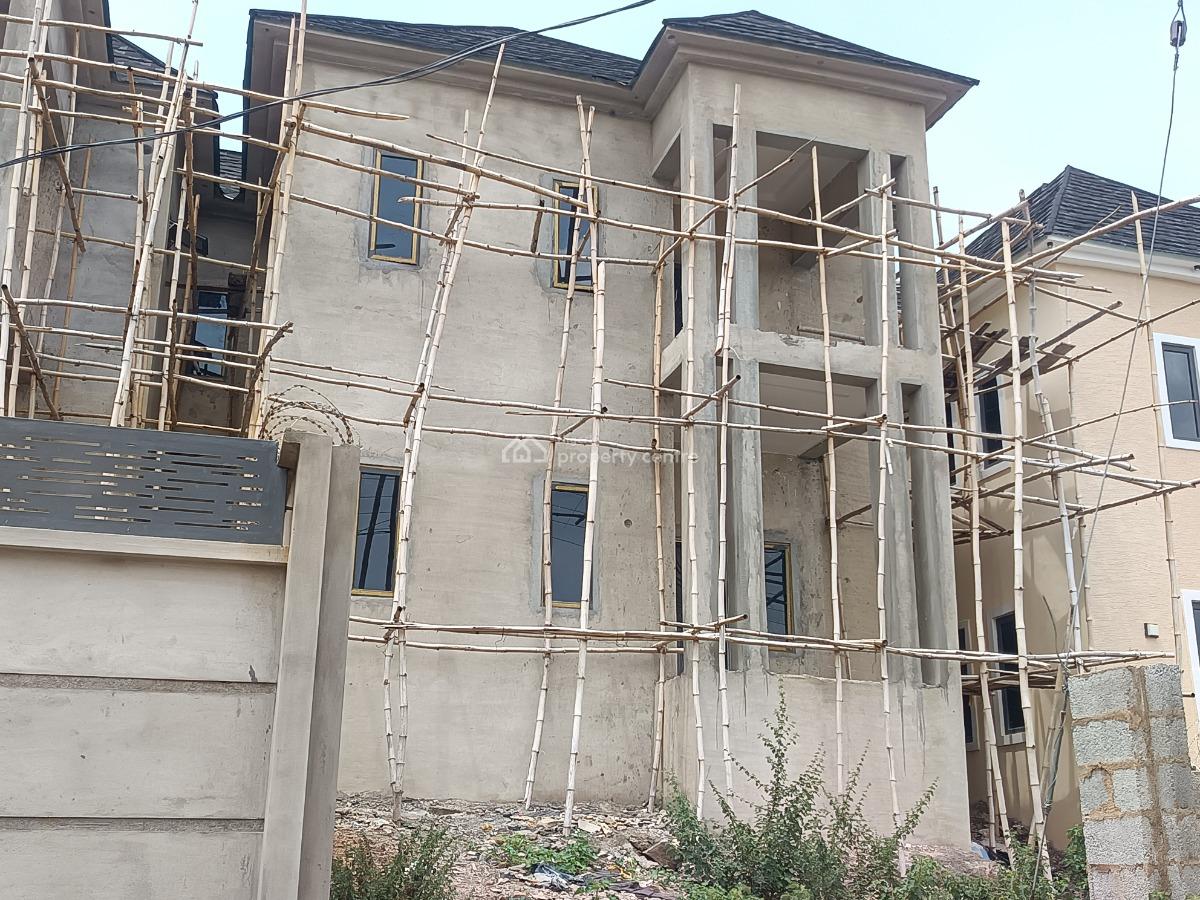 Solidly Built 4-bedroom Terraced Duplex (advanced Carcass), Maitama 2, Maitama District, Abuja, Terraced Duplex for Sale
