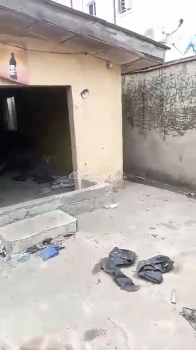 a Bungalow on a Half Plot Land, Adealu Bus Stop, Dopemu, Iyana Ipaja, Ipaja, Lagos, Terraced Bungalow for Sale