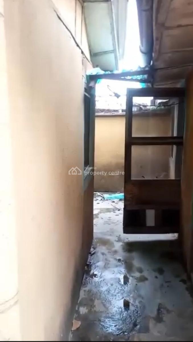 a Bungalow on a Half Plot Land, Adealu Bus Stop, Dopemu, Iyana Ipaja, Ipaja, Lagos, Terraced Bungalow for Sale