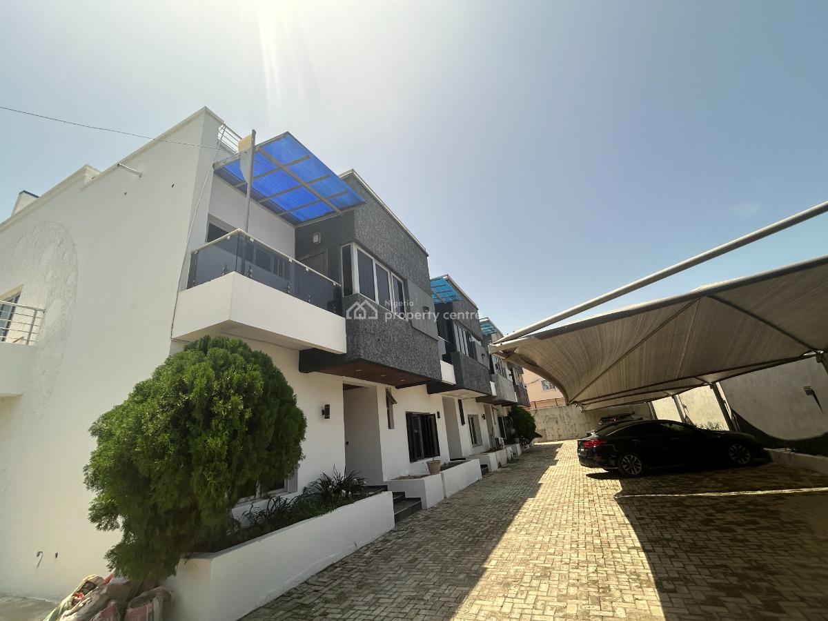 Luxury 4-bedroom Terraced Apartment with Bq., Lekki Phase 1, Lekki, Lagos, Terraced Duplex for Rent