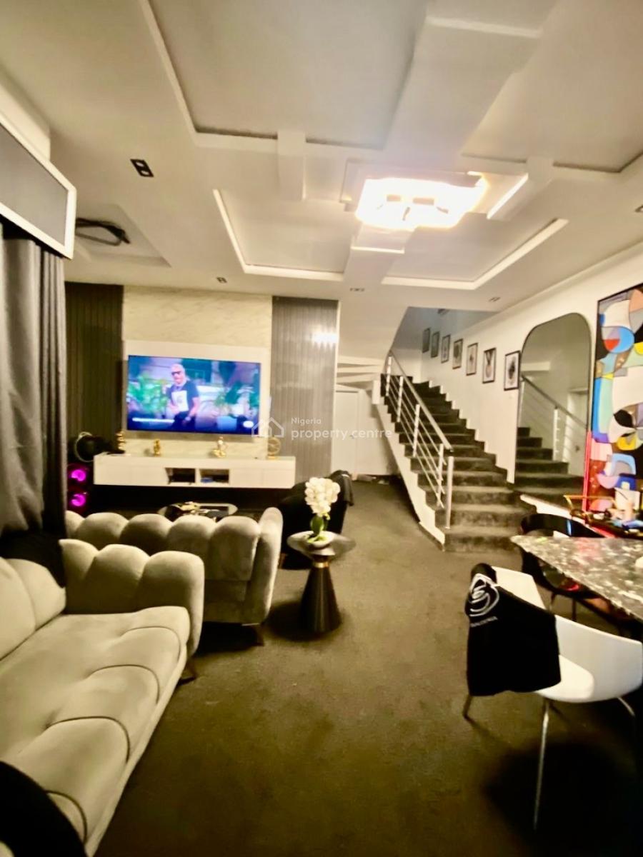 Hottest Distressed Wit B Q and Swimming Pool, Thomas Estate: Access Code, Ajah, Lagos, Detached Duplex for Sale