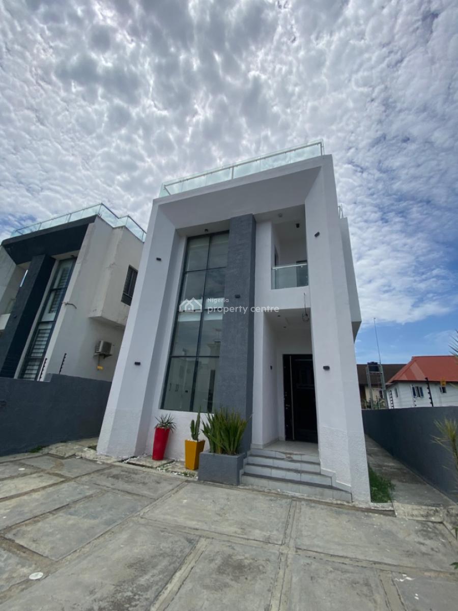 5 Bedroom Detached Duplex with Swimming Pool,cinema,open Terrace & Bq, Lekki Palm City, Ajah, Lagos, Detached Duplex for Rent