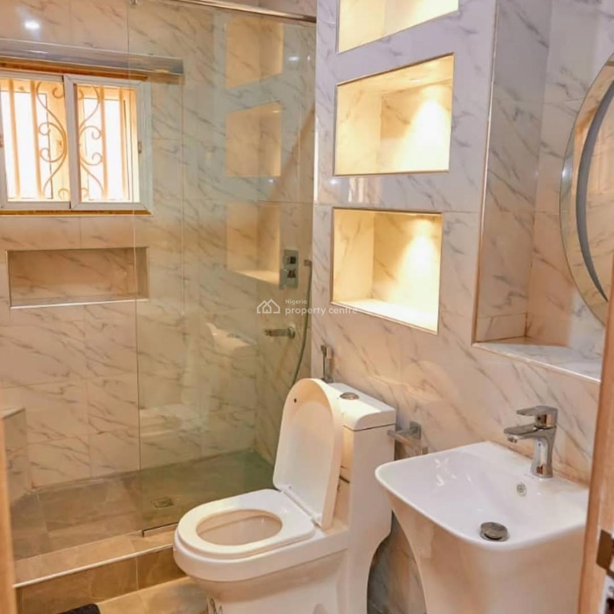 Furnished 4 Bedroom Terrace Duplex with Bq,, Guzape District, Abuja, Terraced Duplex for Rent