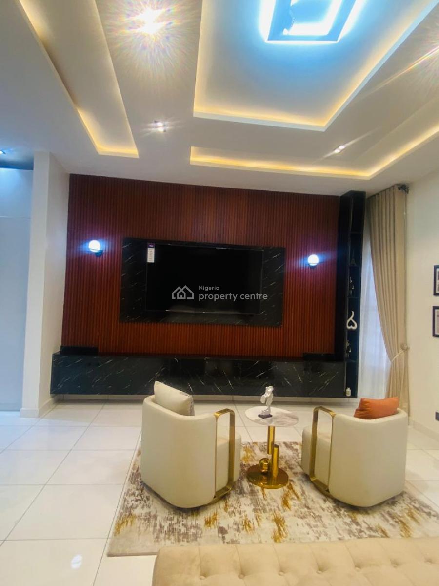 Fully Furnished 4 Bedroom Duplex with Bq, Ajah Palm City Estate, Ajah, Lagos, Semi-detached Duplex for Rent