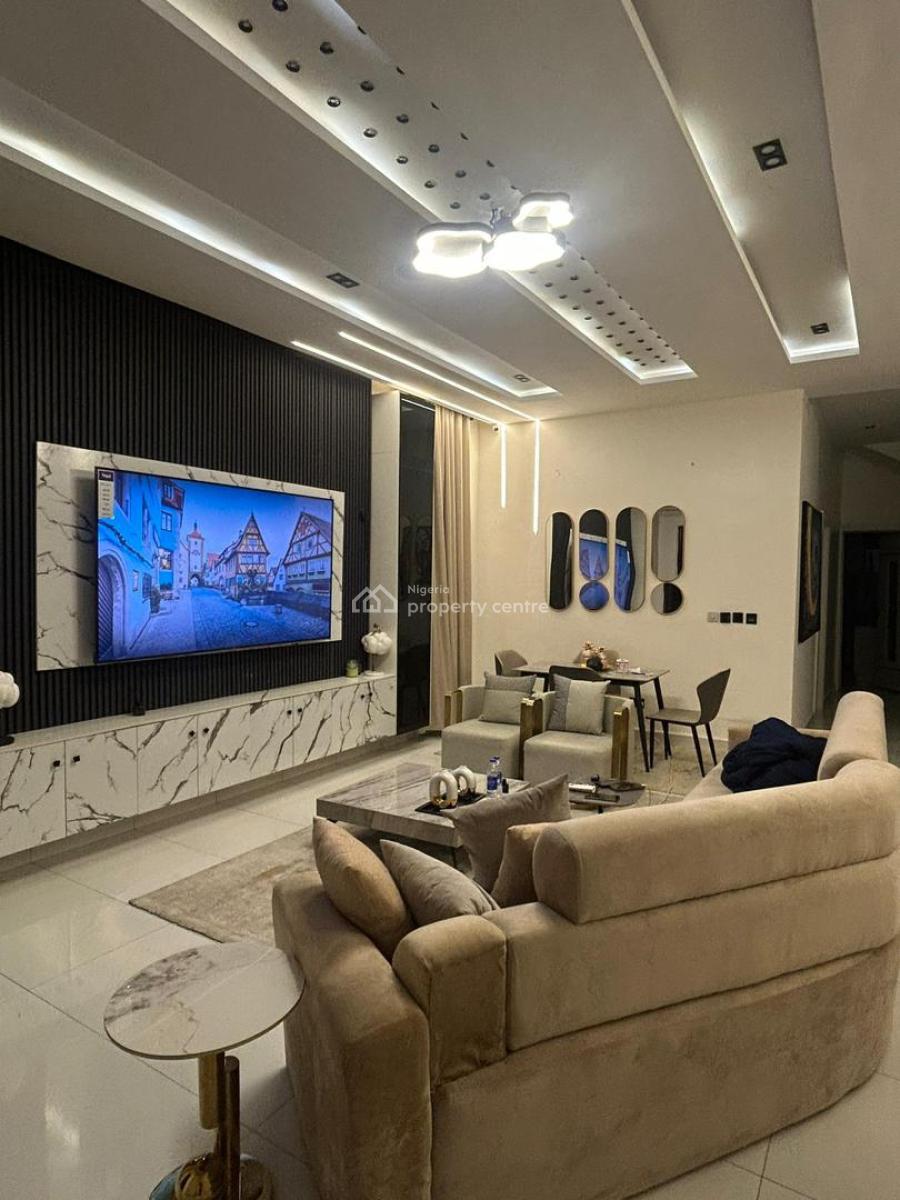 Fully Furnished 4 Bedroom Duplex with Bq, Ajah Palm City Estate, Ajah, Lagos, Semi-detached Duplex for Rent