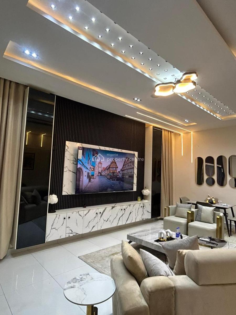 Fully Furnished 4 Bedroom Duplex with Bq, Ajah Palm City Estate, Ajah, Lagos, Semi-detached Duplex for Rent
