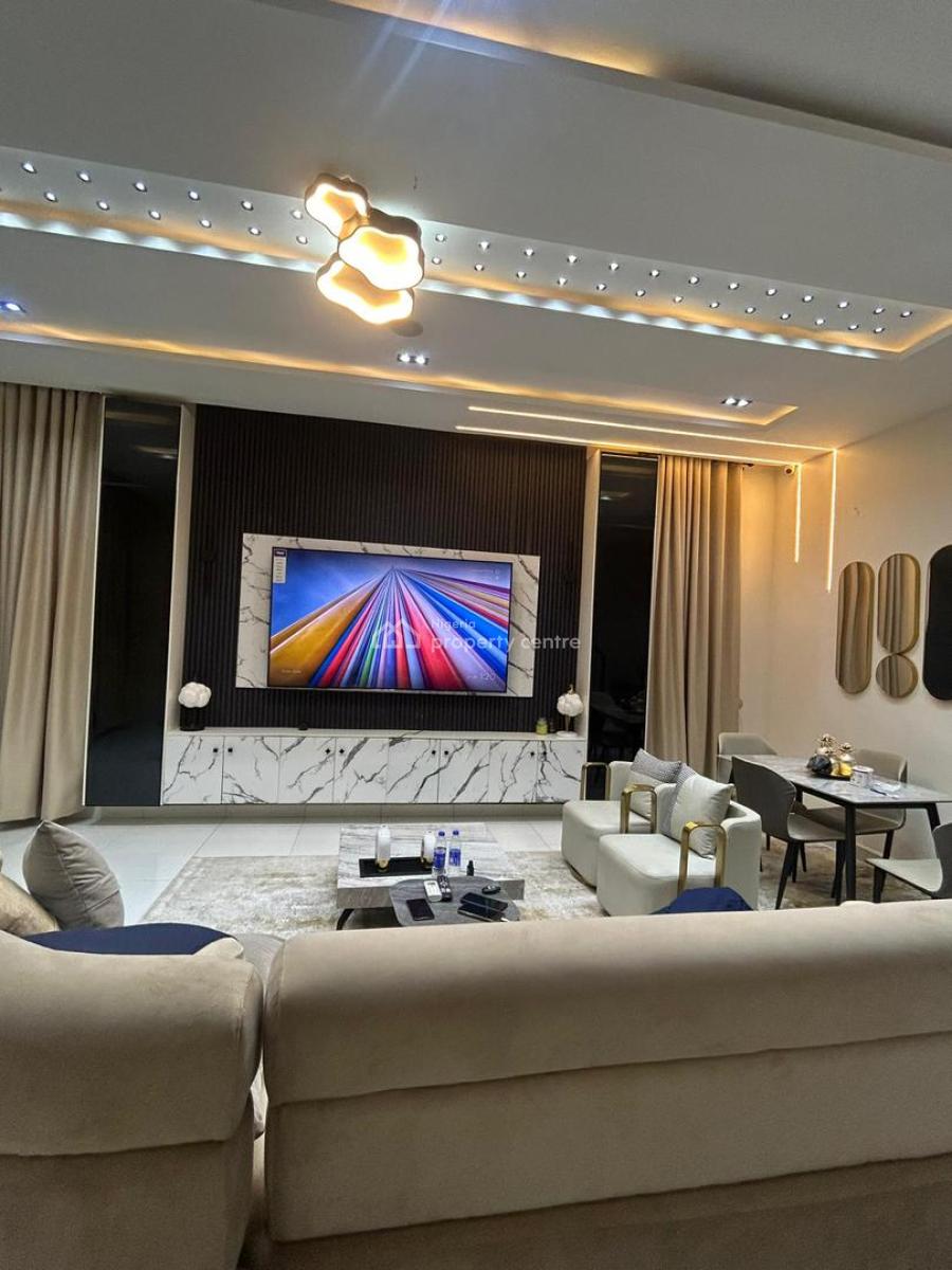 Fully Furnished 4 Bedroom Duplex with Bq, Ajah Palm City Estate, Ajah, Lagos, Semi-detached Duplex for Rent