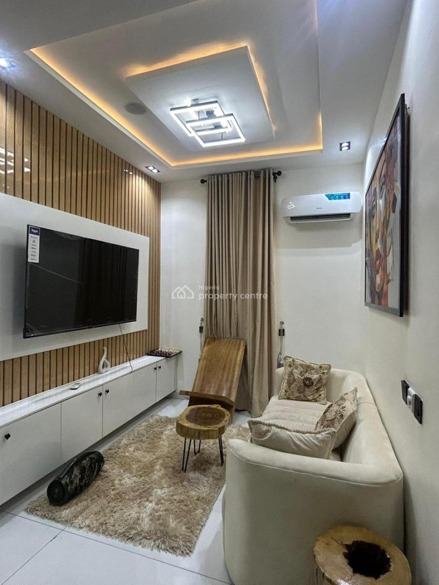 Fully Furnished 4 Bedroom Duplex with Bq, Ajah Palm City Estate, Ajah, Lagos, Semi-detached Duplex for Rent