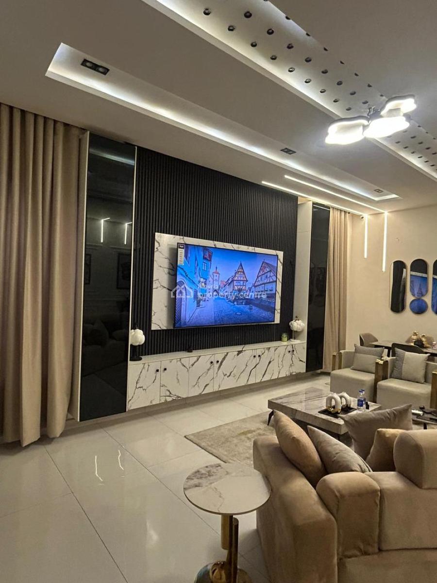 Fully Furnished 4 Bedroom Duplex with Bq, Ajah Palm City Estate, Ajah, Lagos, Semi-detached Duplex for Rent