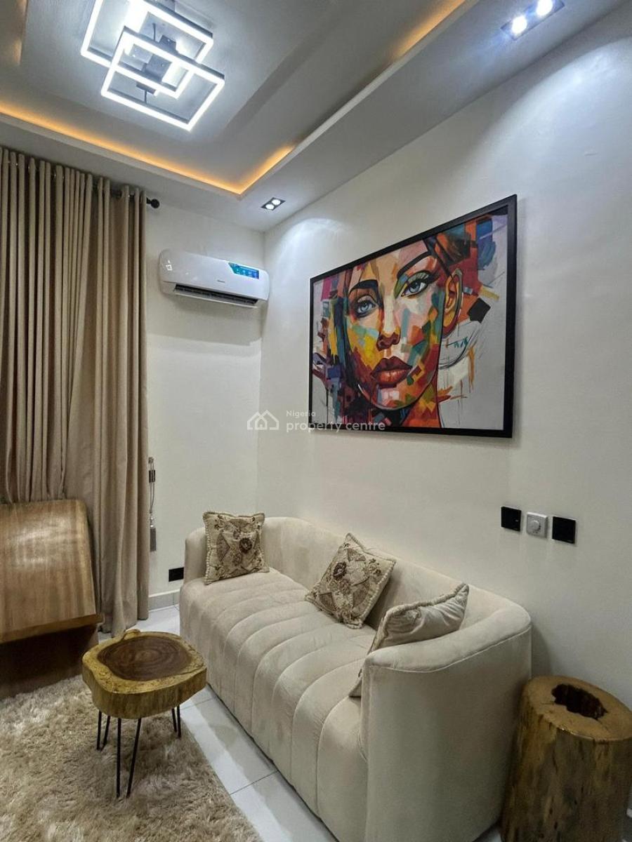 Fully Furnished 4 Bedroom Duplex with Bq, Ajah Palm City Estate, Ajah, Lagos, Semi-detached Duplex for Rent