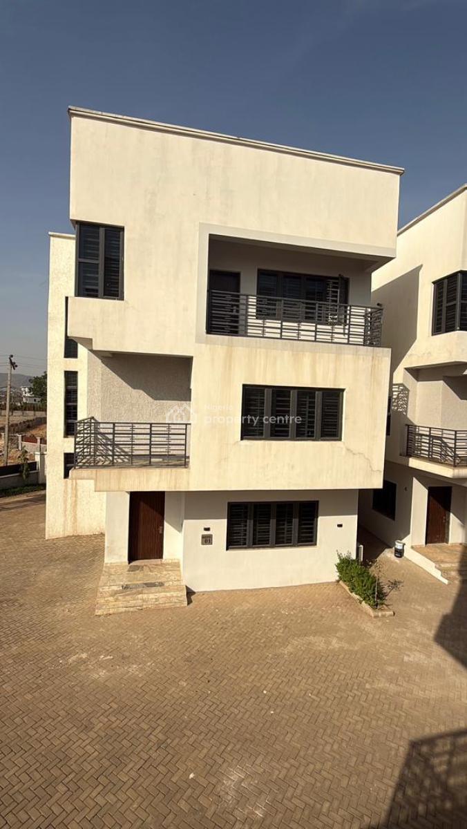 5 Bedroom Terrace Duplex with 1 Room Bq, Life Camp, Abuja, Terraced Duplex for Sale