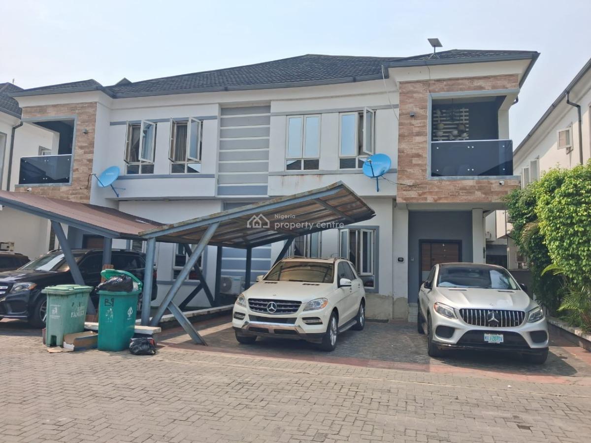 4-bedroom Semi-detached Duplex with Bq, Osapa, Lekki, Lagos, Semi-detached Duplex for Sale