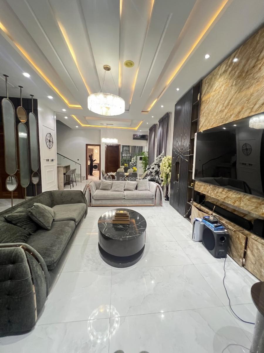 Five Bedroom Furnished House with Swim Pool, Megamond Estate Ikota Lekki, Lekki Phase 1, Lekki, Lagos, Detached Duplex for Sale